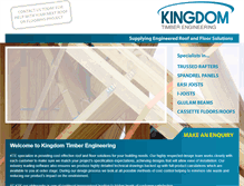 Tablet Screenshot of kingdomtimber.co.uk